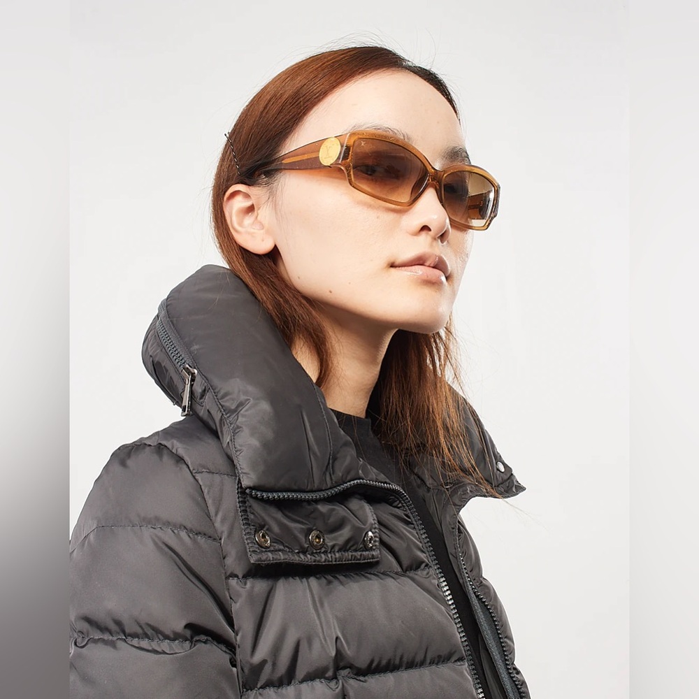 Louis Vuitton Ursula Strass Acetate Sunglasses Brown/Gold